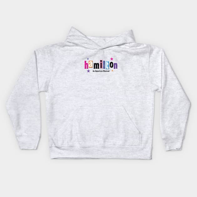 HAMILTON (a la "Hairspray") Kids Hoodie by jywear